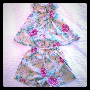 Girls 2 Piece Vintage Inspired Outfit